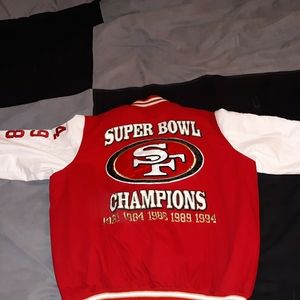 San fran 49 super bowl jacket
